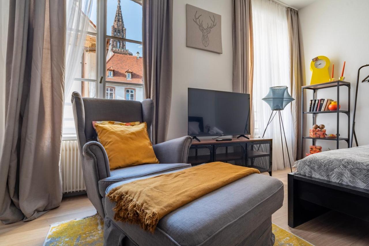 Chez Francoise - Hyper-Centre, Vue Cathedrale Apartment Strasbourg Luaran gambar
